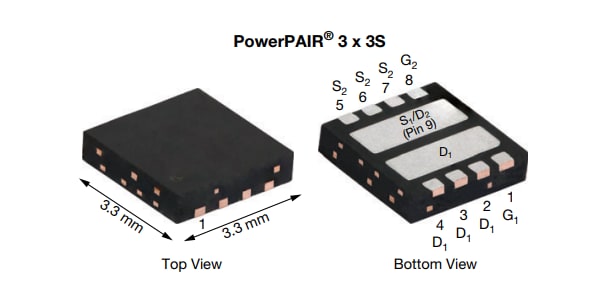 Vishay / Siliconix SiZ254DT Dual N-Channel 70V (D-S) MOSFETs
